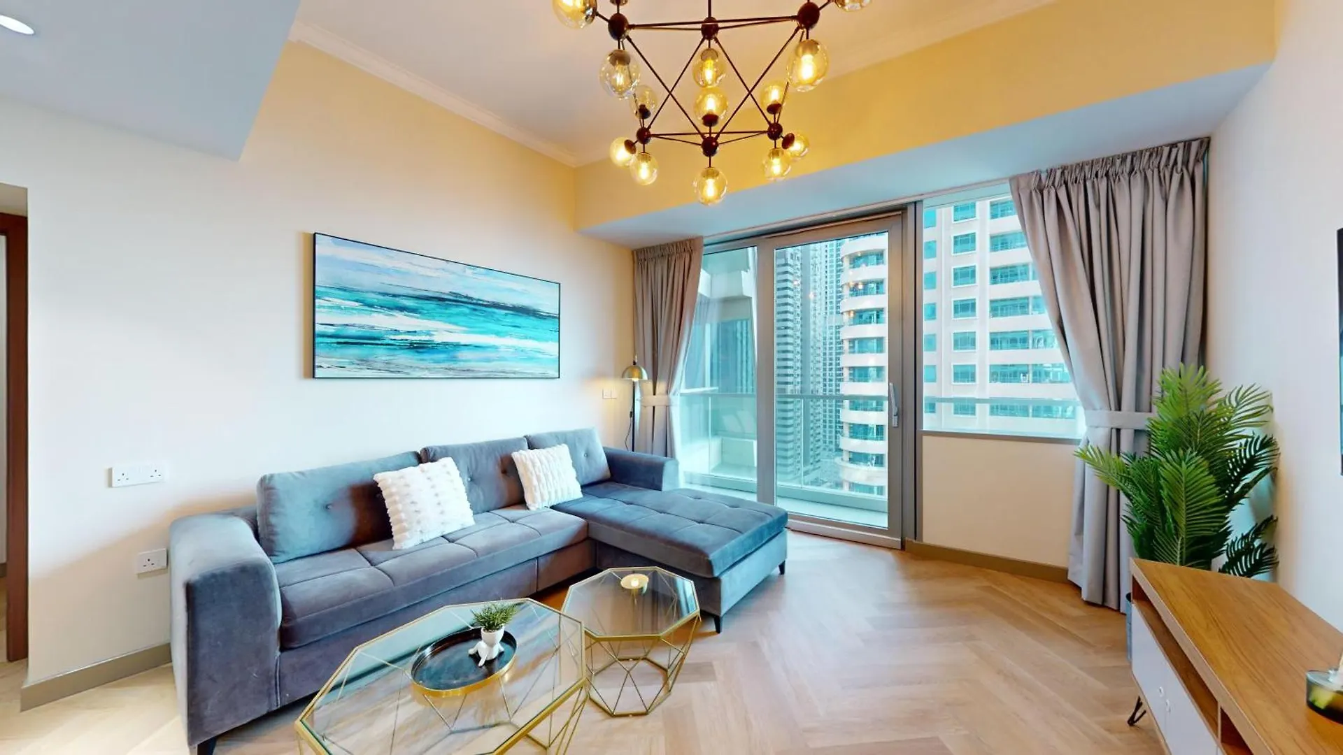 Lägenhet Ocean Heights - Gorgeous Two Bedroom Dubai Förenade Arabemiraten